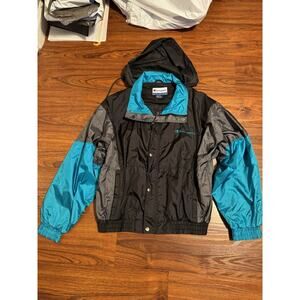 Vintage Champion Windbreaker Ventilated Lightweight Jacket Size Large